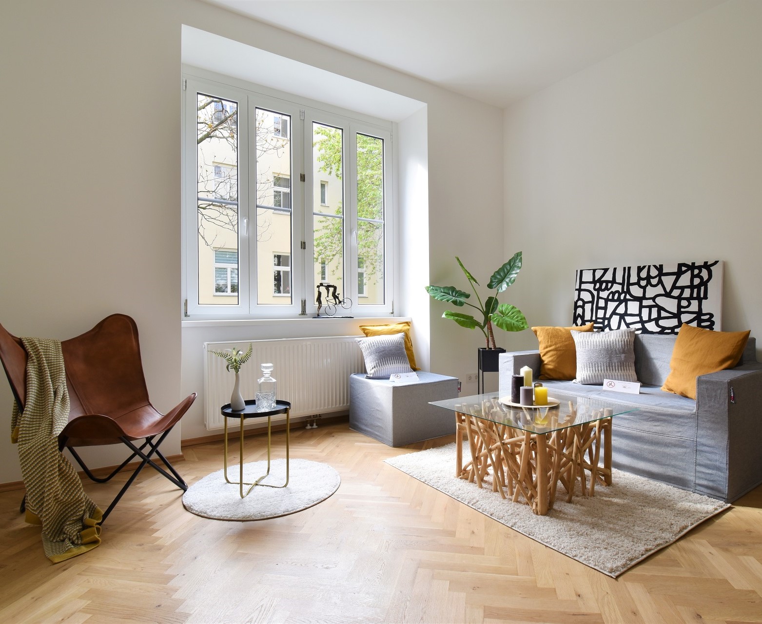 Beispielbild der selben Wohnung nach Homestaging